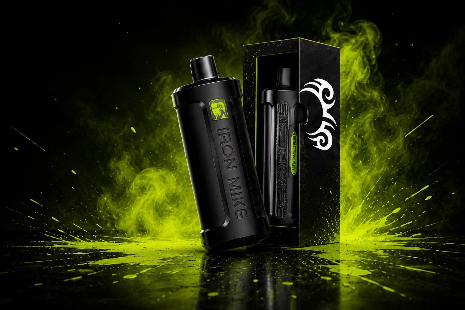 Tyson 2.0 Iron Mike 15,000 puff disposable vape in Apple Mango Pear with retail box